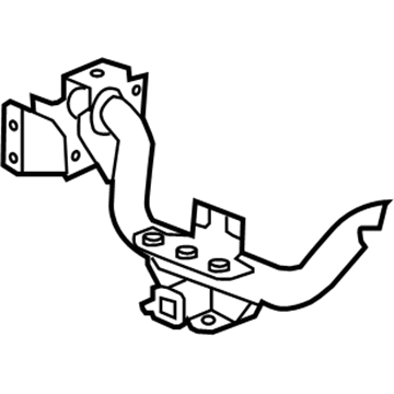 Mopar 55398189AA Trailer Tow Receiver Kit 55398189AA Mopar Trailer Tow Receiver Kit Illustration 1 of 1