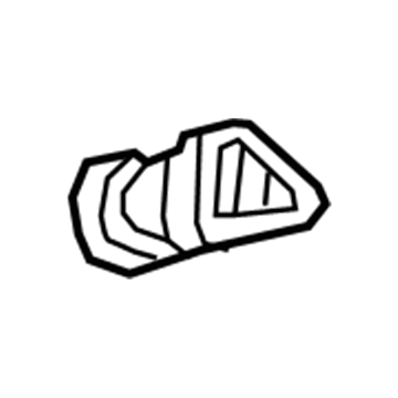 1ZW33DX9AB Mopar Demister Grille Illustration 1 of 1