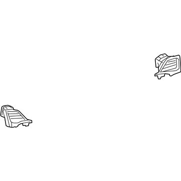 Mopar 6MC931S5AB Air Conditioning & Heater Outlet 6MC931S5AB Mopar Air Conditioning & Heater Outlet Illustration 1 of 1