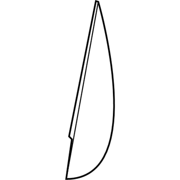 55078136AA Mopar APPLIQUE-Mirror Flag Illustration 1 of 1