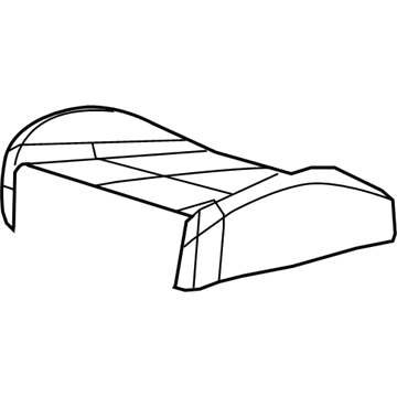 1HL731DBAB Mopar Front Seat Cushion Cover Illustration 1 of 1