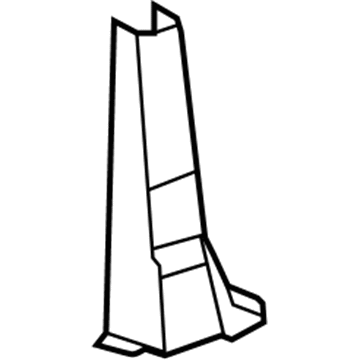 ZR29DX9AC Mopar B Pillar Lower Trim Panel Illustration 1 of 1