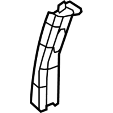 ZR26DX9AF Mopar B Pillar Upper Trim Panel Illustration 1 of 1