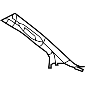 6LV33DX9AD Mopar Molding-Windshield GARNISH Illustration 1 of 1