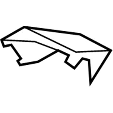 5028732AA Mopar Footrest Support Illustration 1 of 1