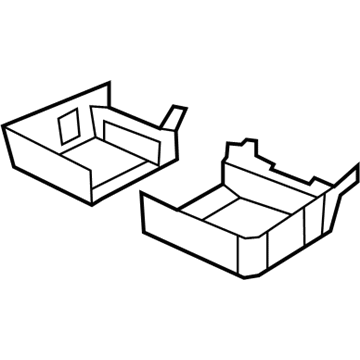 YQ13VXLAD Mopar Insert-Floor Tub Illustration 1 of 1