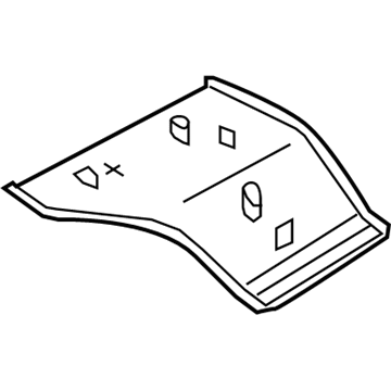 1AW31P41AA Mopar Cover-TONNEAU Side Flap Illustration 1 of 1