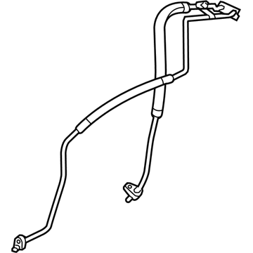 Jeep Wrangler A/C Hose - 55111375AH