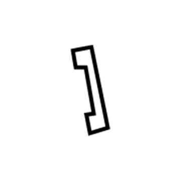 55372804AA Mopar Grab Handle Bracket Illustration 1 of 1