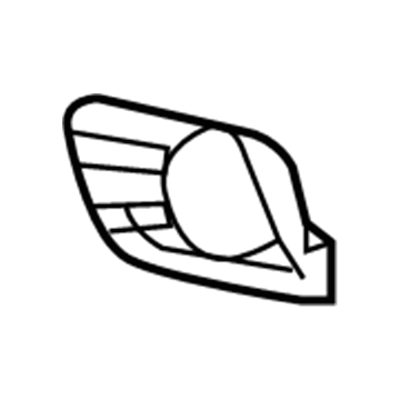 6PB24RXFAA Mopar Adaptive Cruise Control Bezel Illustration 1 of 1