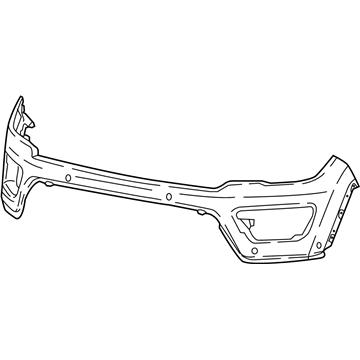 68499116AA Mopar Front Bumper Cover Illustration 1 of 1
