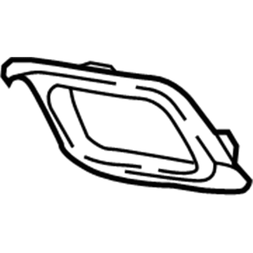 5YH51TZZAA Mopar Bezel-Lower Grille Illustration 1 of 1