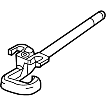 4787977AA Mopar Tow Hook Illustration 1 of 1