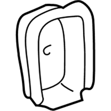 55196734AB Mopar Seat Belt Retractor Shield Illustration 1 of 1