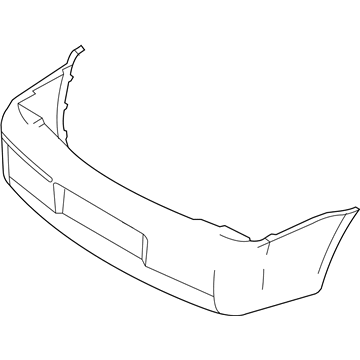 4805777AB Mopar Rear Bumper Cover Illustration 1 of 1