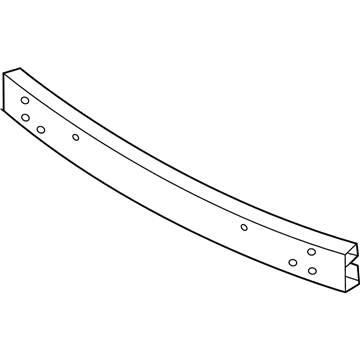 4805725AA Mopar Rear Bumper Beam Illustration 1 of 1