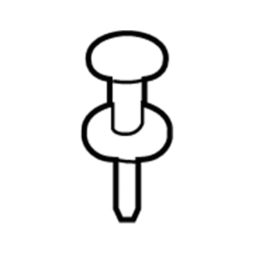 4806240AB Mopar Push Pin Illustration 1 of 1