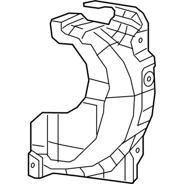 5048393AB Mopar Shield-TURBOCHARGER Illustration 1 of 1