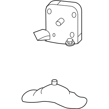 68230304AB Mopar Spare Tire Carrier Winch Illustration 1 of 1