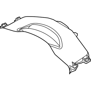 5037292AA Mopar Air Cleaner Cover Illustration 1 of 1