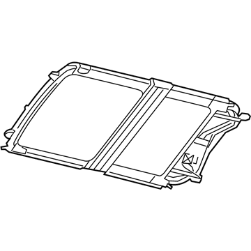 5139927AB Mopar Sunroof Frame Illustration 1 of 1