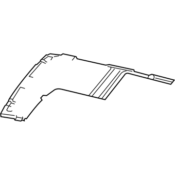 5170957AA Mopar Sunroof Wind Deflector Illustration 1 of 1