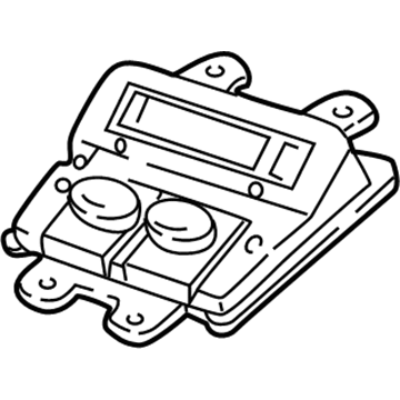 Mopar 56045185AB Compass Temperature Module 56045185AB Mopar Compass Temperature Module Illustration 1 of 1