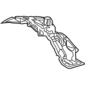 55197241AD Mopar Shock Tower Silencer Illustration 1 of 1