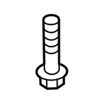 68263301AA Mopar Hexagon Flange Head Bolt Illustration 1 of 1
