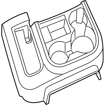 2006 Dodge Ram 1500 Center Console Base - 5KK91ZJ8AA