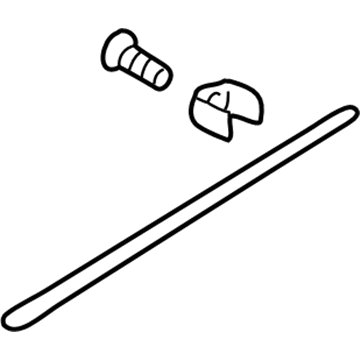 MR647717 Mopar Molding-Quarter Panel Protect Illustration 1 of 1