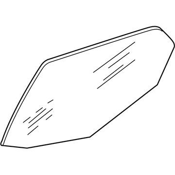 5065488AC Mopar Rear Door Glass Illustration 1 of 1