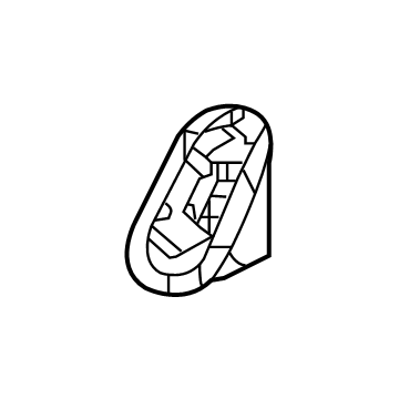 5108112AA Mopar Cover-Coat Hook Illustration 1 of 1