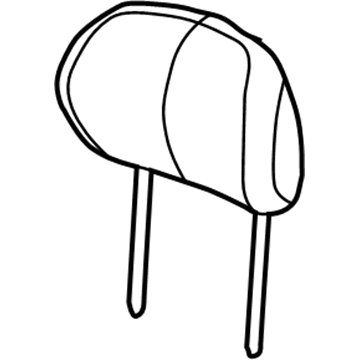 XP741L5AA Mopar Front Headrest Illustration 1 of 1