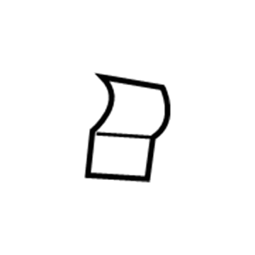 Mopar ZD901L5AA Front Seat Back Cover ZD901L5AA Mopar Front Seat Back Cover Illustration 1 of 1