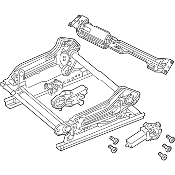 68031366AA Mopar Power Seat Adjuster Illustration 1 of 1