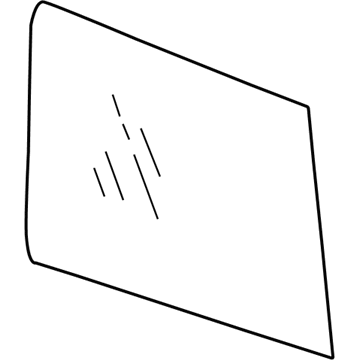 55135808AB Mopar Quarter Window Illustration 1 of 1