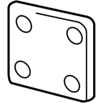 Mopar 5104056AA Plate-Towing Mounting 5104056AA Mopar Plate-Towing Mounting Illustration 1 of 1