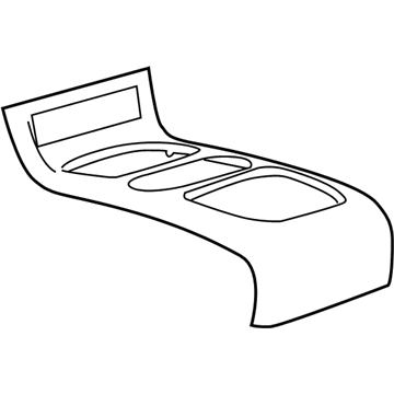 1VP93DX9AA Mopar Floor Console Bezel Illustration 1 of 1