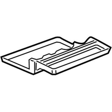 1VQ81DX9AA Mopar Floor Console Mat Illustration 1 of 1
