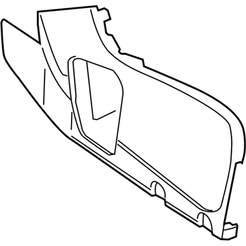 1VP28BD1AA Mopar Floor Console Panel Illustration 1 of 1