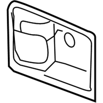1WD61LU7AC Mopar Release Handle Bezel Illustration 1 of 1