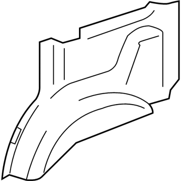 55361451AE Mopar Panel Inner Silencer Illustration 1 of 1