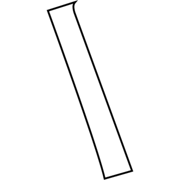 5116268AB Mopar B Pillar Applique Illustration 1 of 1