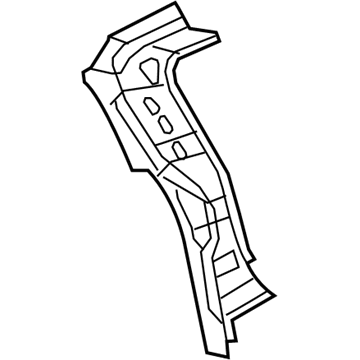 68251666AB Mopar D Pillar Reinforcement Illustration 1 of 1