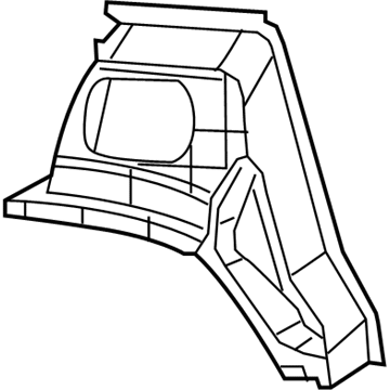 68159163AA Mopar WHEELHOUSE-WHEELHOUSE Outer Illustration 1 of 1