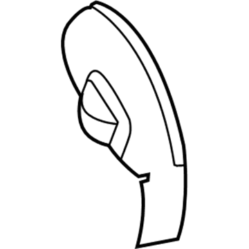 5097482AA Mopar Wheelhouse Silencer Illustration 1 of 1