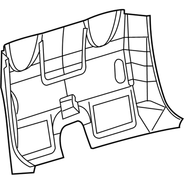 YA09XDVAA Mopar Quarter Panel Illustration 1 of 1