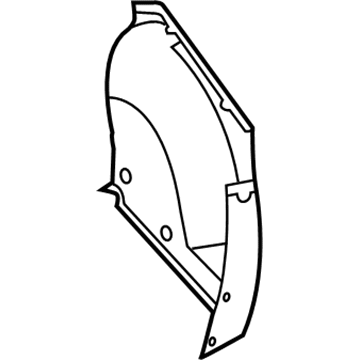 YR86XDVAA Mopar Carpet-Cargo Side Trim Illustration 1 of 1