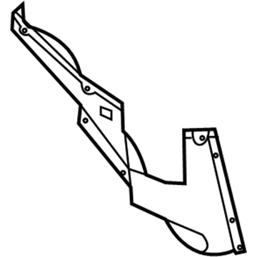 YR85XDVAA Mopar Carpet-Cargo Side Trim Illustration 1 of 1